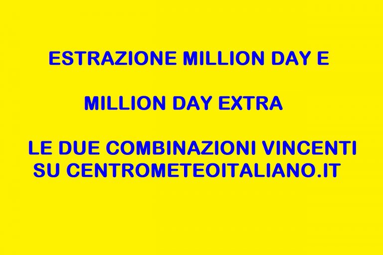 Million Day, Estrazione Oggi, Venerdì 17 Febbraio 2023: Ecco I Numeri ...