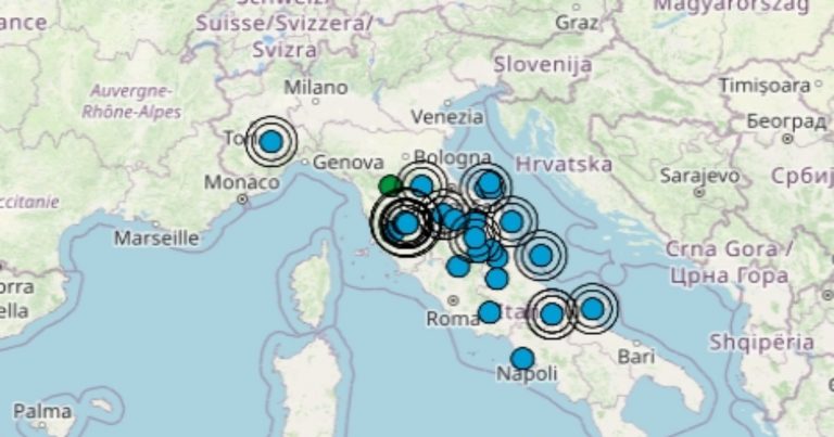 Terremoto oggi, giovedì 16 febbraio 2023, scossa M 2.2 in Toscana, epicentro a Pistoia – Dati Ingv
