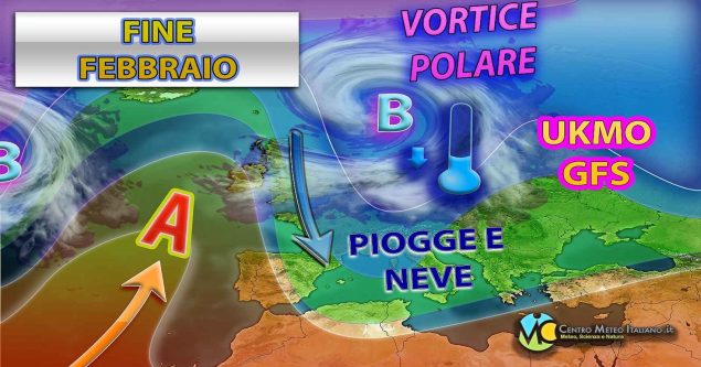 Meteo - Irruzione di maltempo in arrivo la prossima settimana con possibilità di neve a bassa quota: la tendenza