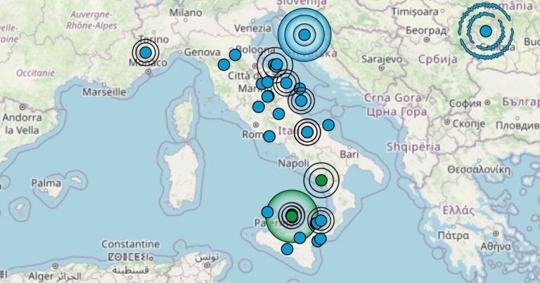 Terremoto in Italia oggi, lunedì 20 febbraio 2023: le scosse più importanti del giorno | Dati INGV