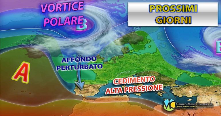 Meteo – Ancora tempo stabile ma con nebbie e nubi basse, possibile maltempo in arrivo entro il weekend