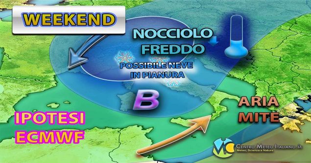 Meteo - L'Inverno ruggisce nel Weekend: un attacco artico potrebbe riportare la neve finanche in pianura, i dettagli