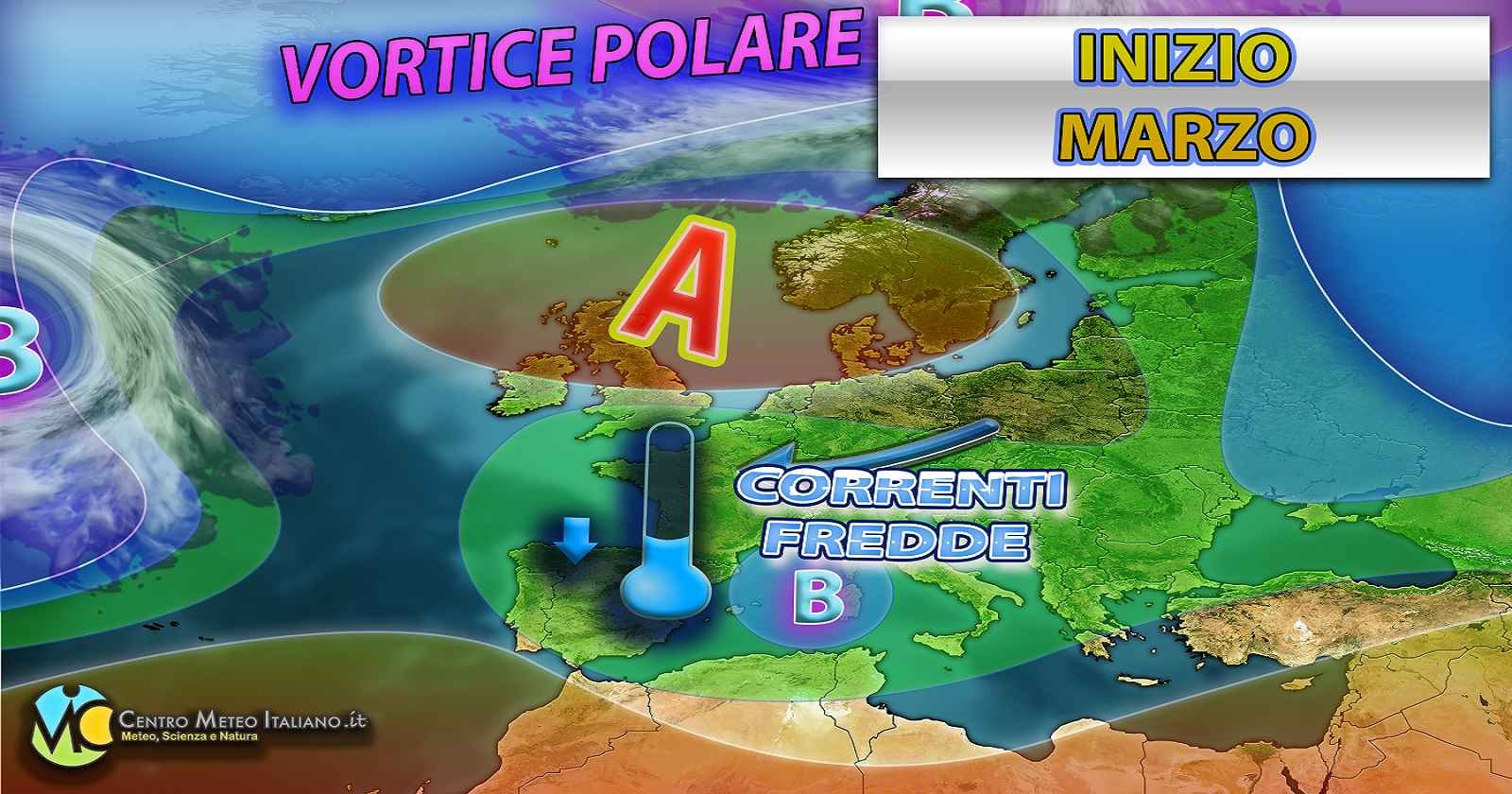 Marzo inizia con correnti fredde e tempo instabile sull'Italia