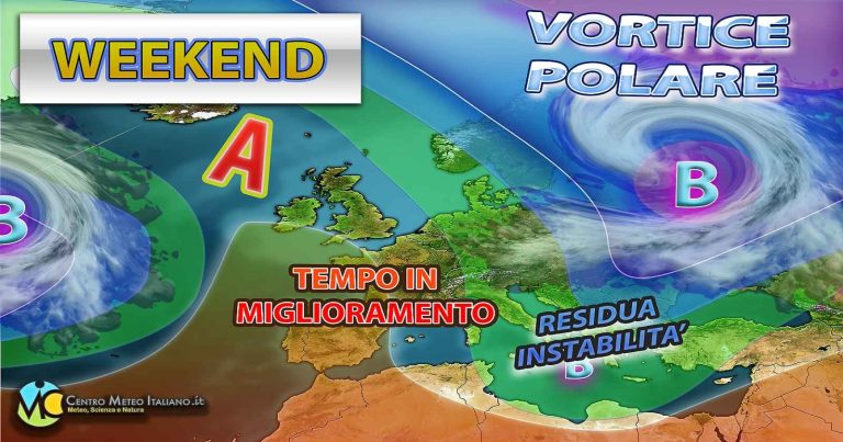 Meteo Italia – prosegue la fase di maltempo con piogge e neve, temporaneo miglioramento in vista del weekend Meteo Italia – prosegue la fase di maltempo con piogge e neve, temporaneo miglioramento in vista del weekend