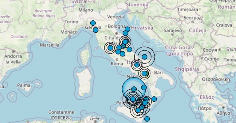 Terremoto in Sicilia oggi, martedì 28 febbraio 2023: scossa M 3.2 in provincia di Catania | Dati INGV Terremoto in Sicilia oggi, martedì 28 febbraio 2023: scossa M 3.2 in provincia di Catania | Dati INGV