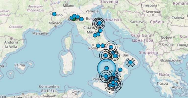 Terremoto in Italia oggi, domenica 5 marzo 2023: le scosse rilevate dall’INGV