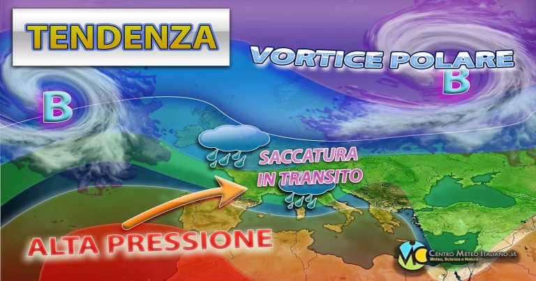 Meteo Italia – Oggi rapido passaggio instabile al sud e parte del centro, prossima settimana diffuso maltempo