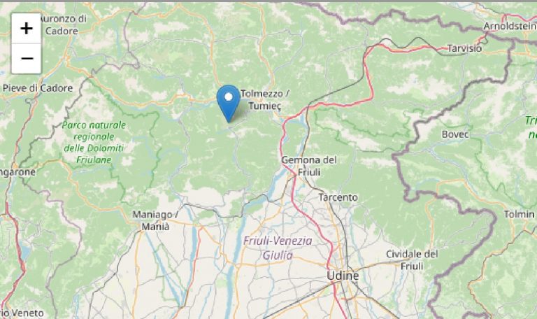 Terremoto Friuli Venezia Giulia oggi 11 marzo 2023: scossa M 3.4 avvertita – Dettagli INGV
