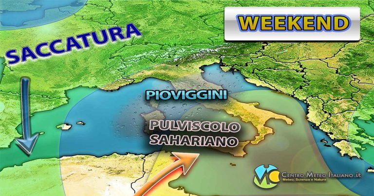 Meteo – Nuvolosità in aumento e qualche nota di maltempo in arrivo nel Weekend in Italia, i dettagli