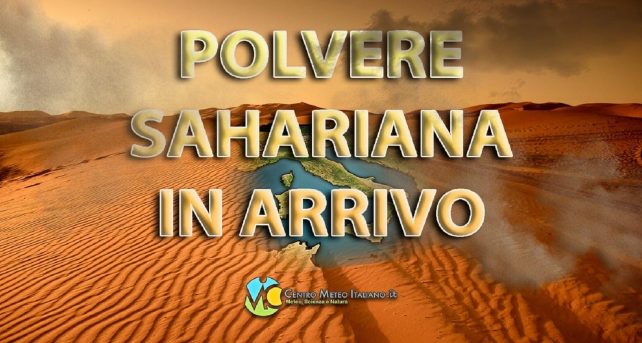 Meteo - Grosse quantità di sabbia in arrivo sull'Italia a causa di venti impetuosi da sud: ecco i dettagli