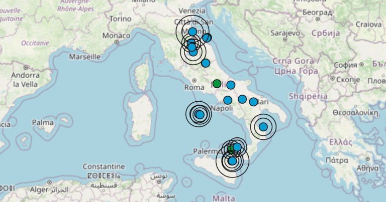 Terremoto in Italia oggi, mercoledì 22 marzo 2023: le scosse di giornata | Dati INGV