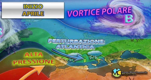 Meteo Italia - alta pressione in arrivo ma aprile potrebbe iniziare con un nuovo peggioramento