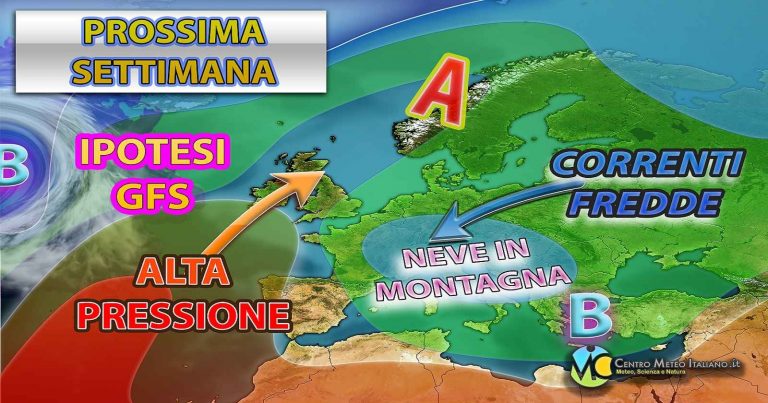 Meteo Italia – affondo perturbato in arrivo nel weekend e aria più fredda a seguire