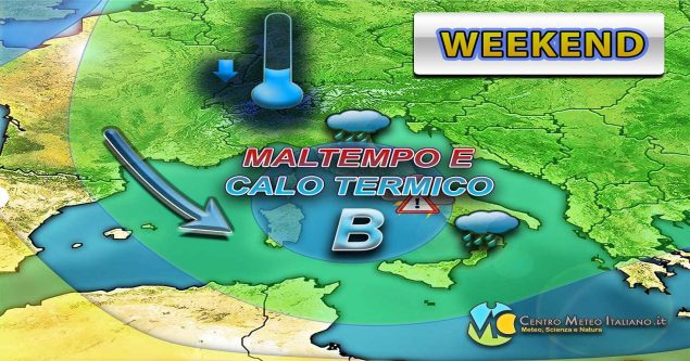 Meteo - Nuovo impulso di maltempo in arrivo nel Weekend, torna non solo la pioggia, ma anche la neve: i dettagli