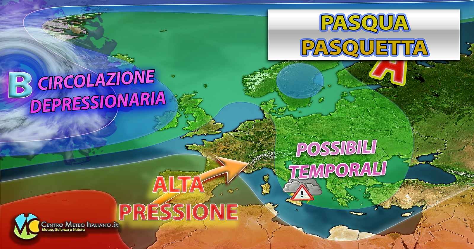 Meteo - Weekend di Pasqua compromesso dal maltempo, con piogge e nevicate in montagna: i dettagli