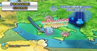 Meteo - Forte maltempo in arrivo in Italia con possibili nubifragi e bufere di neve, ecco dove