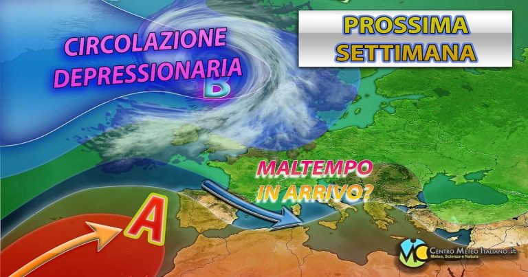 Meteo – Prossima settimana al via con breve pausa asciutta e temperature in aumento, poi nuovo maltempo Meteo – Prossima settimana al via con breve pausa asciutta e temperature in aumento, poi nuovo maltempo