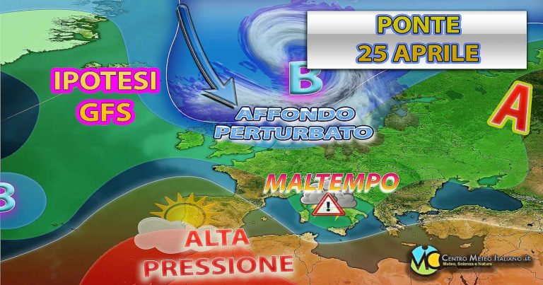 Meteo – Aprile ancora con piogge e temporali in Italia, salvo un temporaneo miglioramento nel weekend