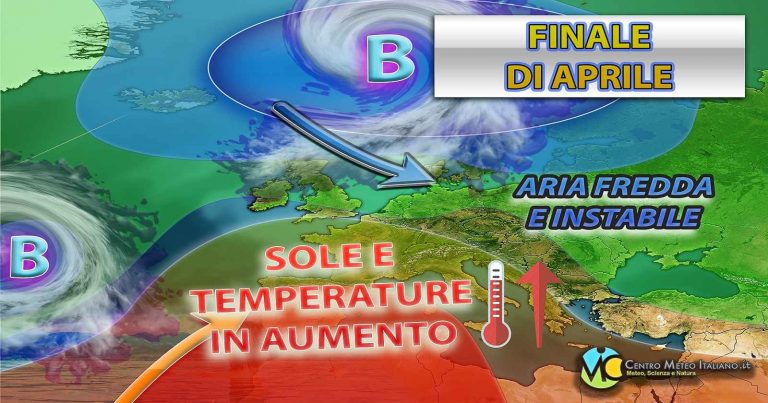 Meteo Italia – alta pressione e clima più caldo in vista per gli ultimi giorni di aprile, ecco la tendenza