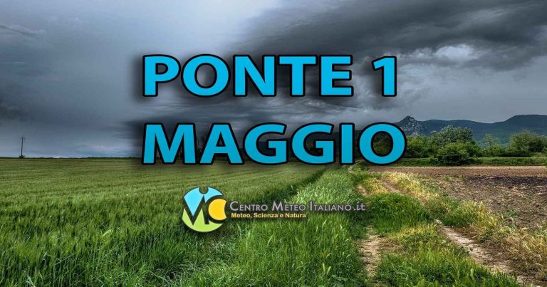 Meteo Italia – sole e temperature in rialzo per il ponte del 1 maggio ma possibile peggioramento dopo il weekend Meteo Italia – sole e temperature in rialzo per il ponte del 1 maggio ma possibile peggioramento dopo il weekend