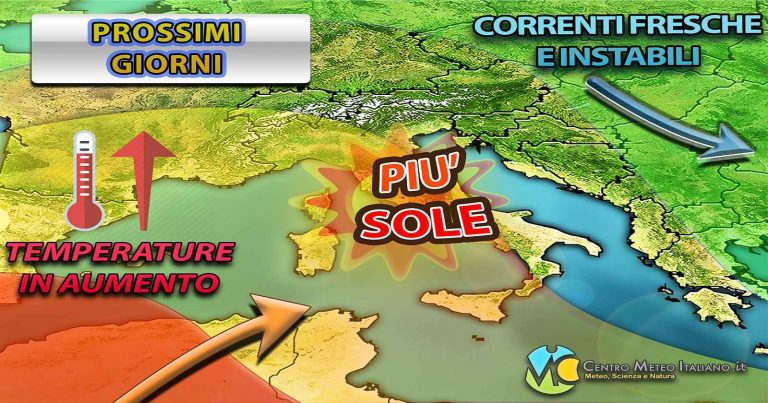 Meteo – Sprint della primavera in Italia con temperature fino a 25°C, ma attenzione alla festa del Primo Maggio