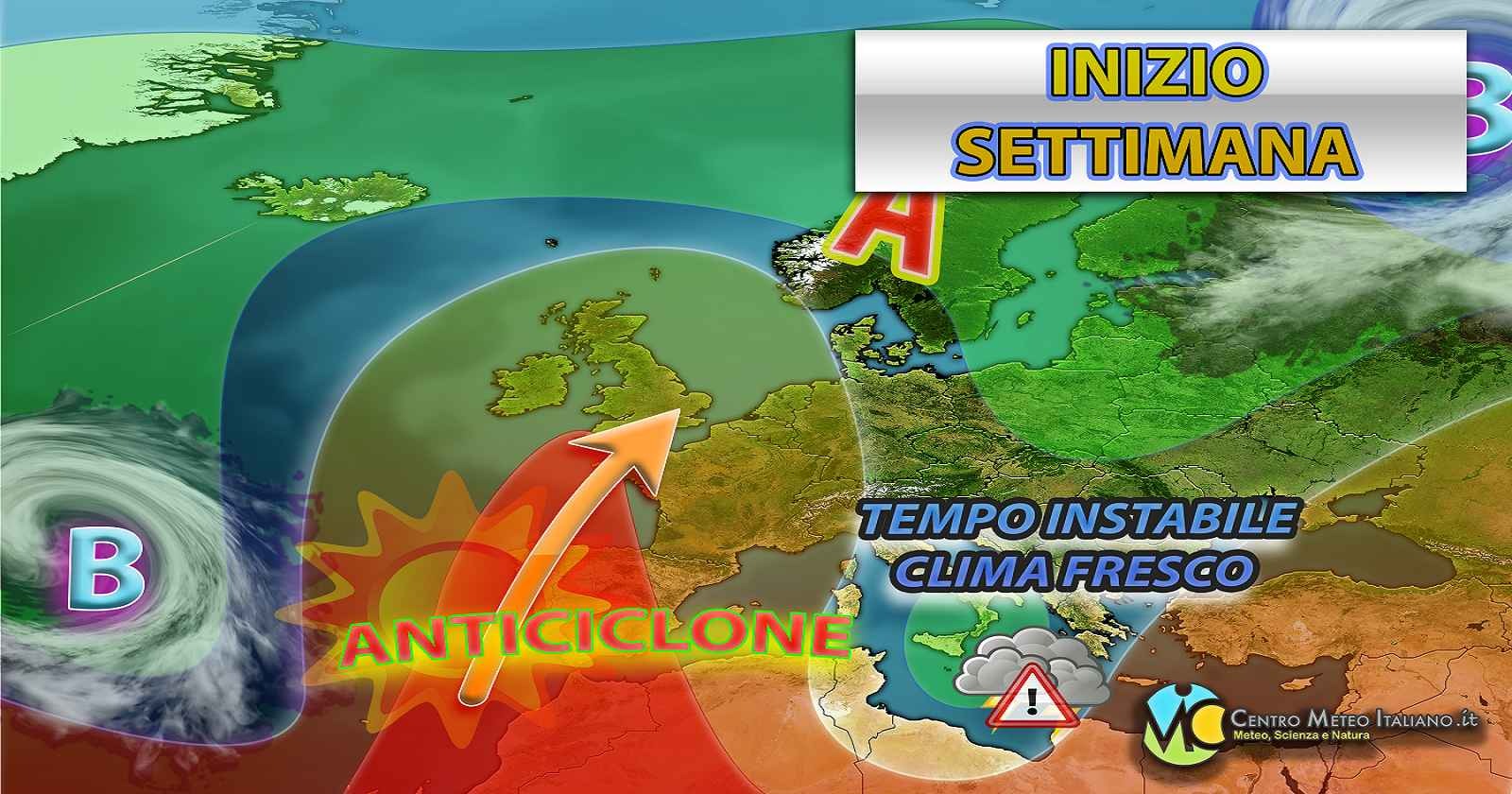 Goccia fredda verso il Sud nel corso della prima settimana di maggio