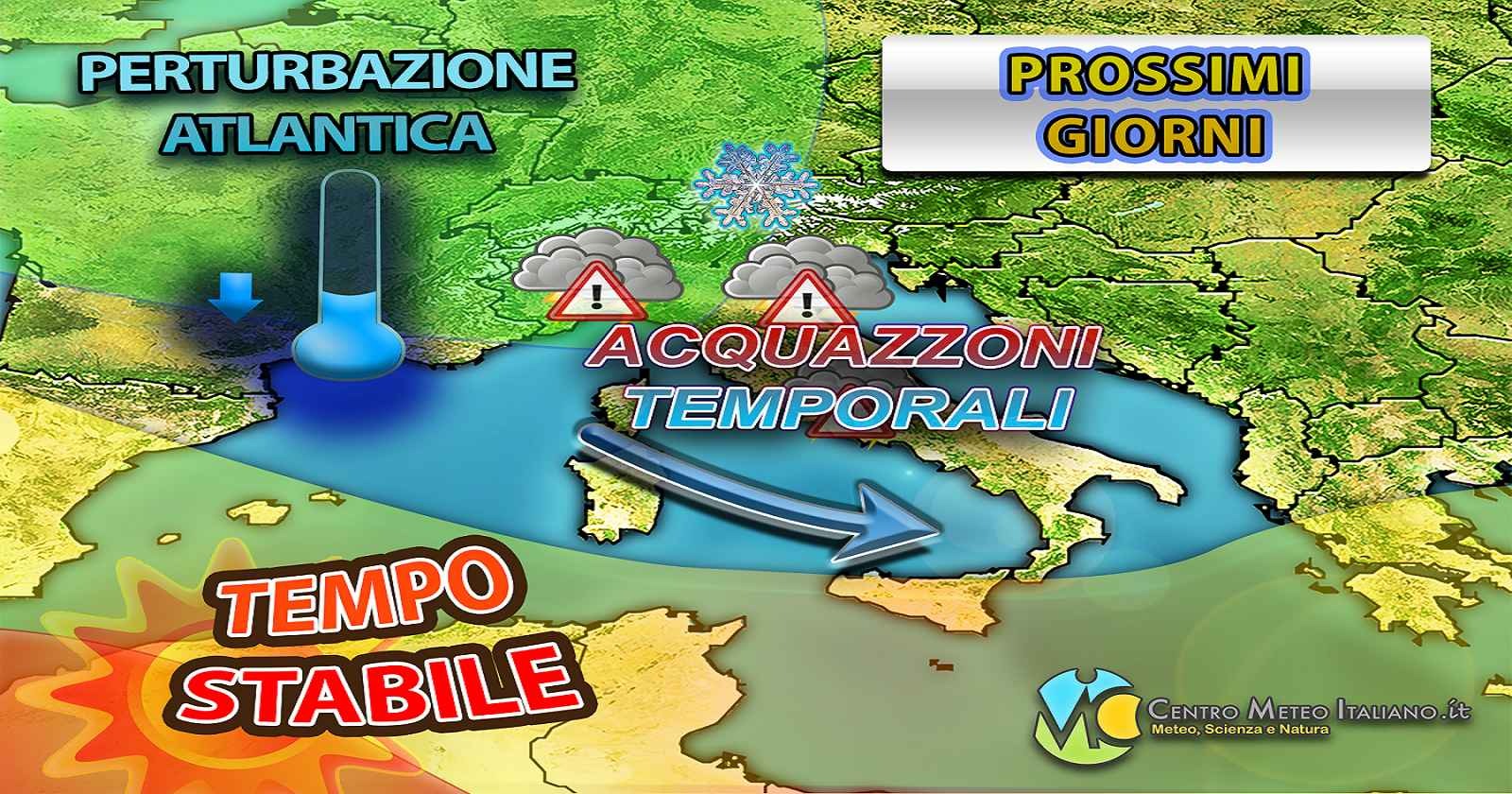 Meteo – Ancora Maltempo In Settimana: Da Stasera In Arrivo Acquazzoni E ...