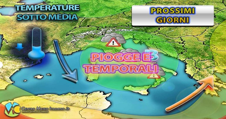 Meteo – Anticiclone ancora ko, la spunta una circolazione depressionaria sull’Italia nei prossimi giorni: i dettagli Meteo – Anticiclone ancora ko, la spunta una circolazione depressionaria sull’Italia nei prossimi giorni: i dettagli