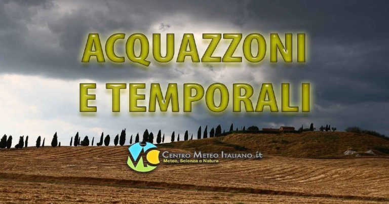 Meteo – Acquazzoni e temporali in sviluppo nelle prossime ore in Italia, possibili anche locali grandinate Meteo – Acquazzoni e temporali in sviluppo nelle prossime ore in Italia, possibili anche locali grandinate