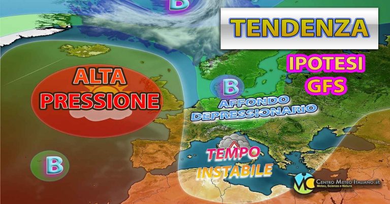 Meteo – Fine maggio con alta pressione a latitudini elevate e possibile affondo perturbato verso il Mediterraneo