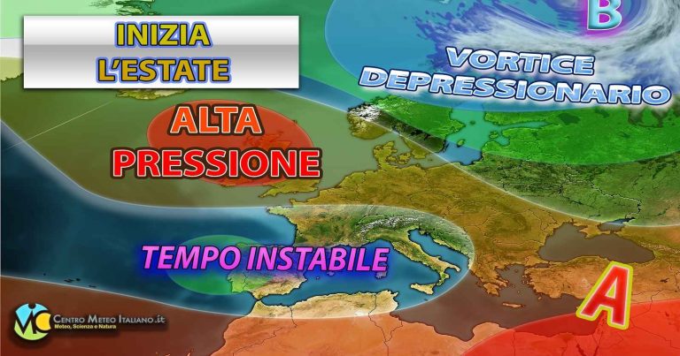 Meteo – Settimana tra maggio e giugno con caldo senza eccessi e temporali pomeridiani anche di forte intensità