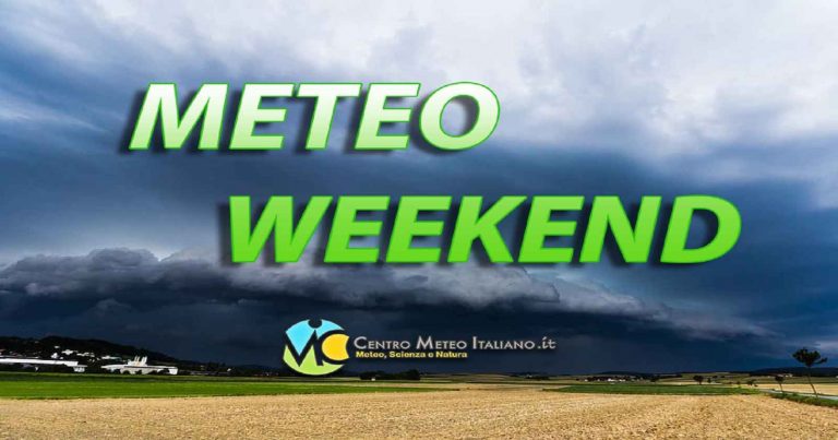 Meteo Weekend – Cambio di circolazione: in arrivo pioggia e maltempo in Italia, i dettagli