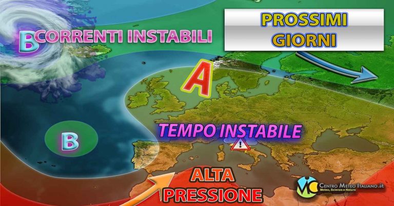 Meteo – Tempo in graduale miglioramento in Italia, ma con ancora dei temporali pomeridiani e caldo contenuto