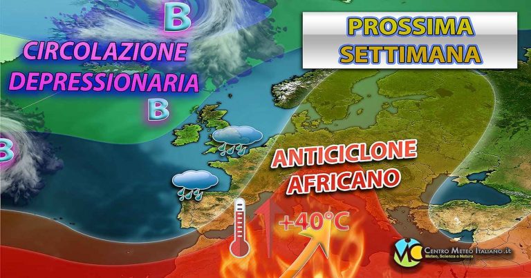 Meteo – Lenta ripresa dell’Anticiclone, poi fiammata africana nella prossima settimana: i dettagli