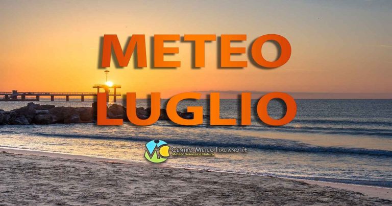 Meteo Luglio – vasta saccatura spazza via il caldo dal Mediterraneo centrale, possibili anche temporali