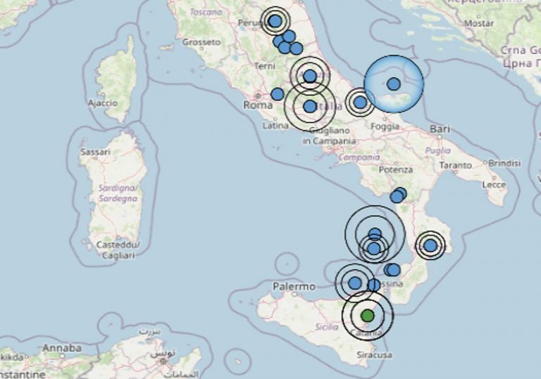 Terremoto oggi, mercoledì 28 giugno 2023: scossa di magnitudo 3.1 avvertita in provincia di Catania | Dati INGV