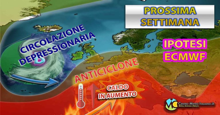 Meteo – Settimana caratterizzata dai temporali, ma dal prossimo Weekend nuova fiammata africana: la tendenza