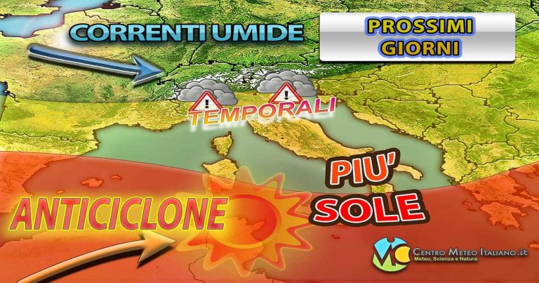 Meteo – Ancora piogge e temporali anche intensi in Italia, ma una ondata di caldo molto intensa è in arrivo