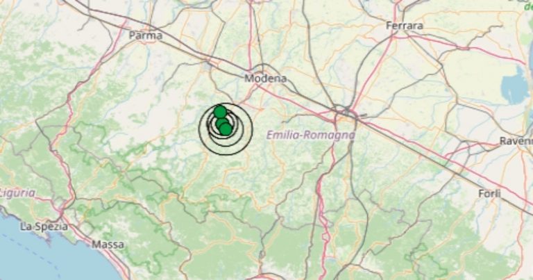Terremoto oggi Emilia Romagna, martedì 4 luglio 2023, scossa M 3.0 in provincia di Modena – Dati Ingv