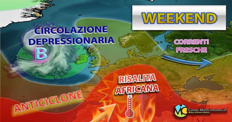 Meteo – Maggiore stabilità in arrivo in Italia con la nuova spinta dell’Anticiclone, rimane insidia maltempo nel Weekend