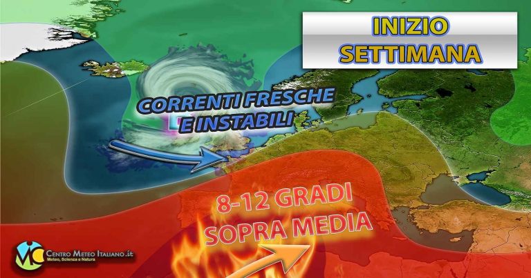 Meteo – L’Estate decolla, arriva la canicola in Italia con temperature oltre i +40°C: ecco i dettagli