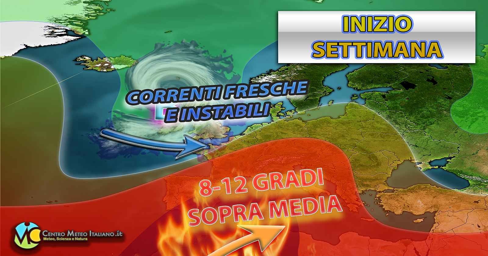 Caldo intenso la prossima settimana su tutta Italia