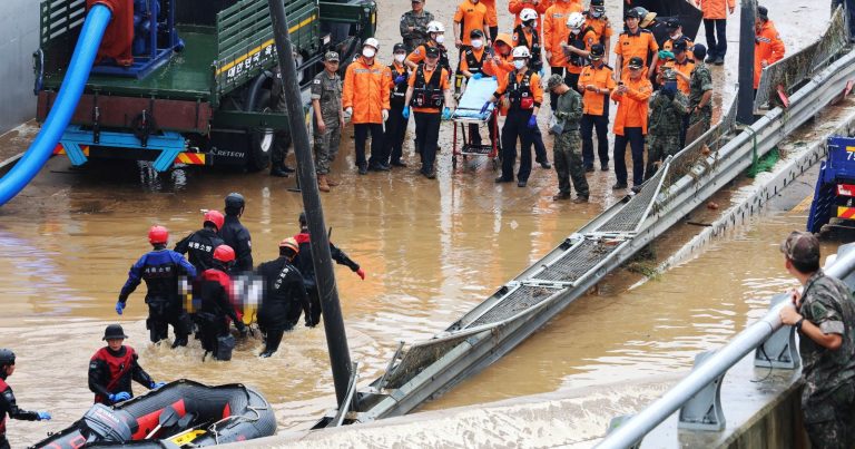 Meteo – Maltempo estremo con nubifragi colpisce la Corea del Sud: 26 morti, 10 dispersi e migliaia di sfollati, i dettagli