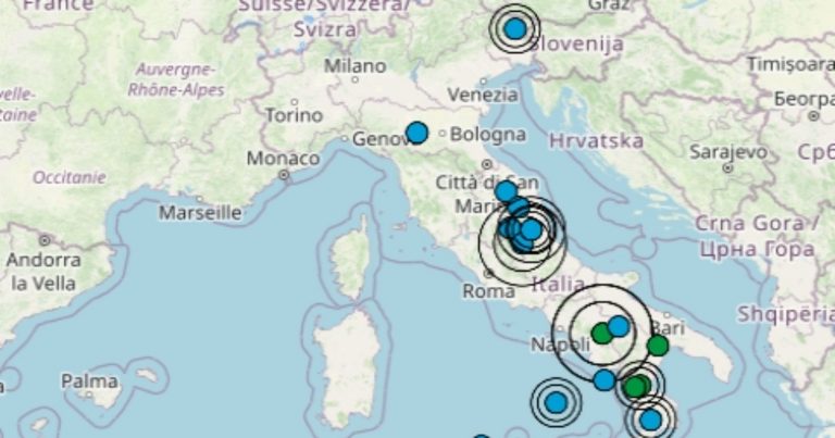 Terremoto oggi, mercoledì 26 luglio 2023: scossa di magnitudo 3.6 avvertita in Campania, provincia di Salerno