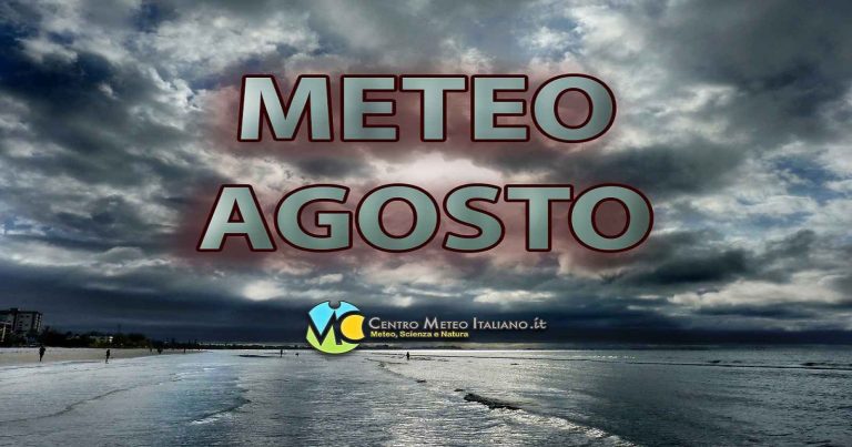 Meteo – Avvio di agosto con temperature nella media, ma nei prossimi giorni è atteso un crollo termico