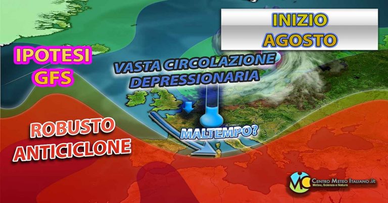 Meteo – Fase fresca ed a tratti perturbata attesa per la prossima settimana, i dettagli Meteo – Fase fresca ed a tratti perturbata attesa per la prossima settimana, i dettagli
