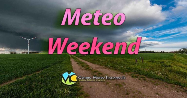 Meteo weekend – Affondo perturbato con piogge, temporali, possibili grandinate e generale crollo termico