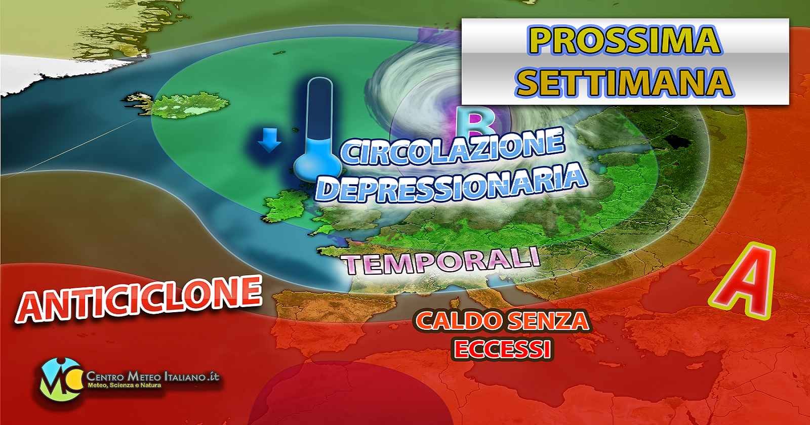 Prossima settimana con caldo in aumento ma senza eccessi