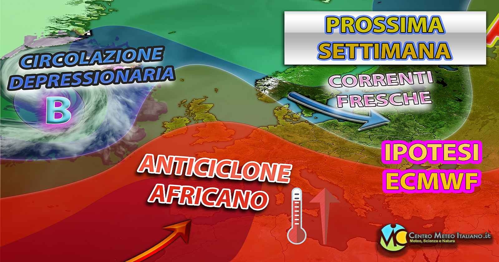 Alta pressione in rimonta sull'Europa occidentale nei prossimi giorni