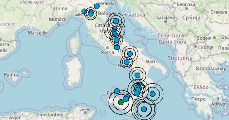 Terremoto oggi, domenica 6 agosto 2023: scossa avvertita di magnitudo 3.5 in Sicilia. I dati ufficiali INGV